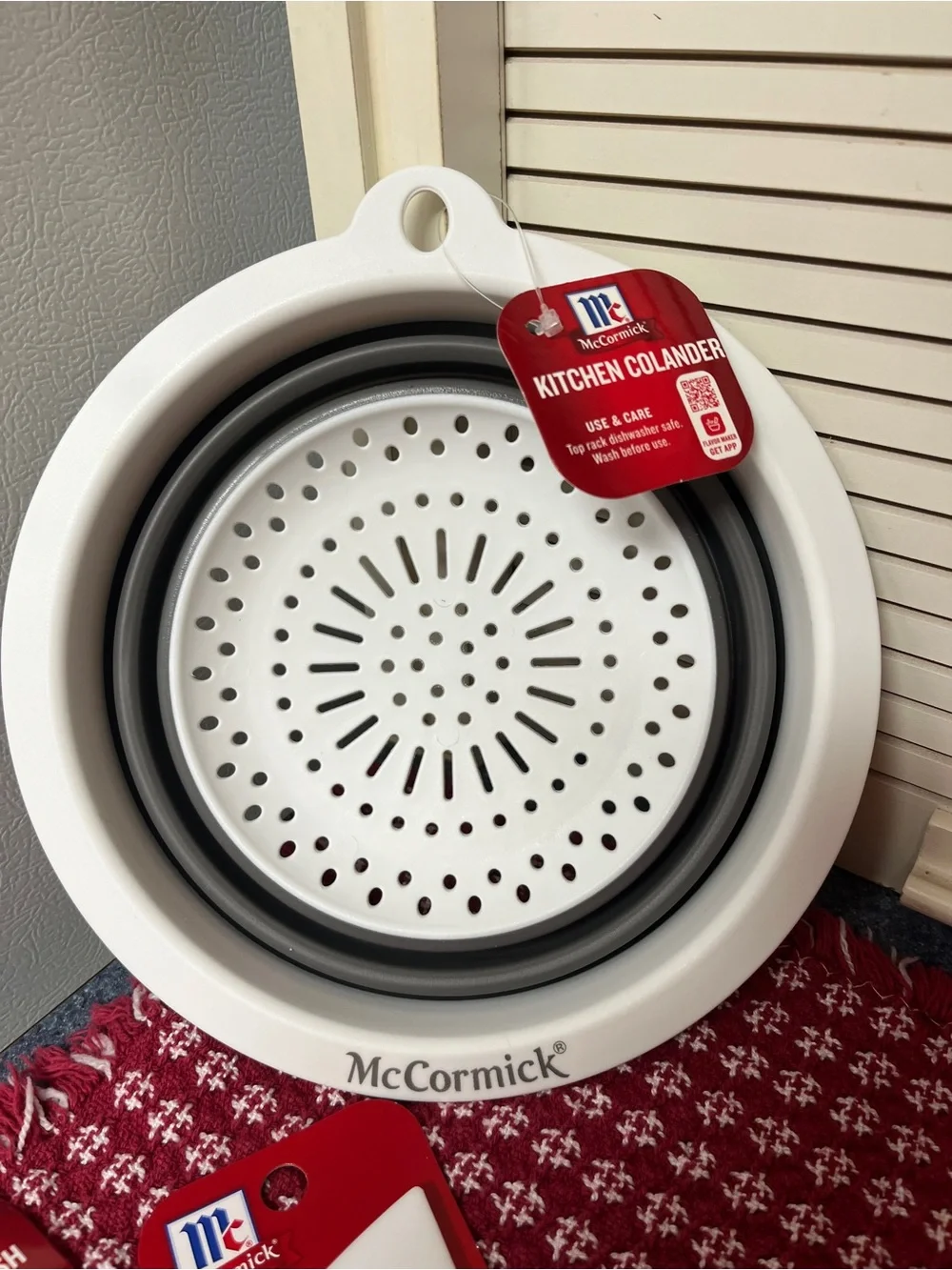 McCormick Red & White Kitchen Prep and Measuring Set NWT